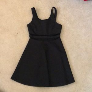Black dress with cutouts